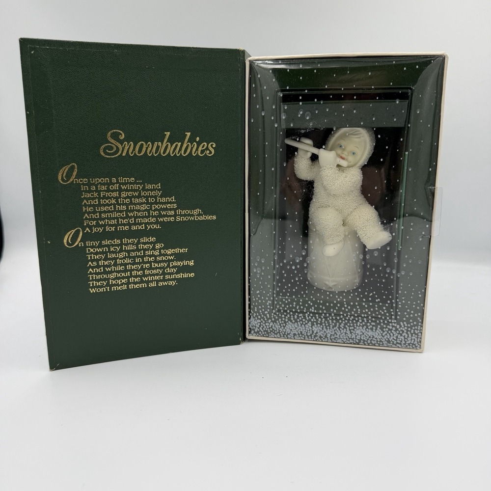 Vintage Department 56 Snowbabies - 1995‎ I'll Play A Christmas Tune Snowbabies